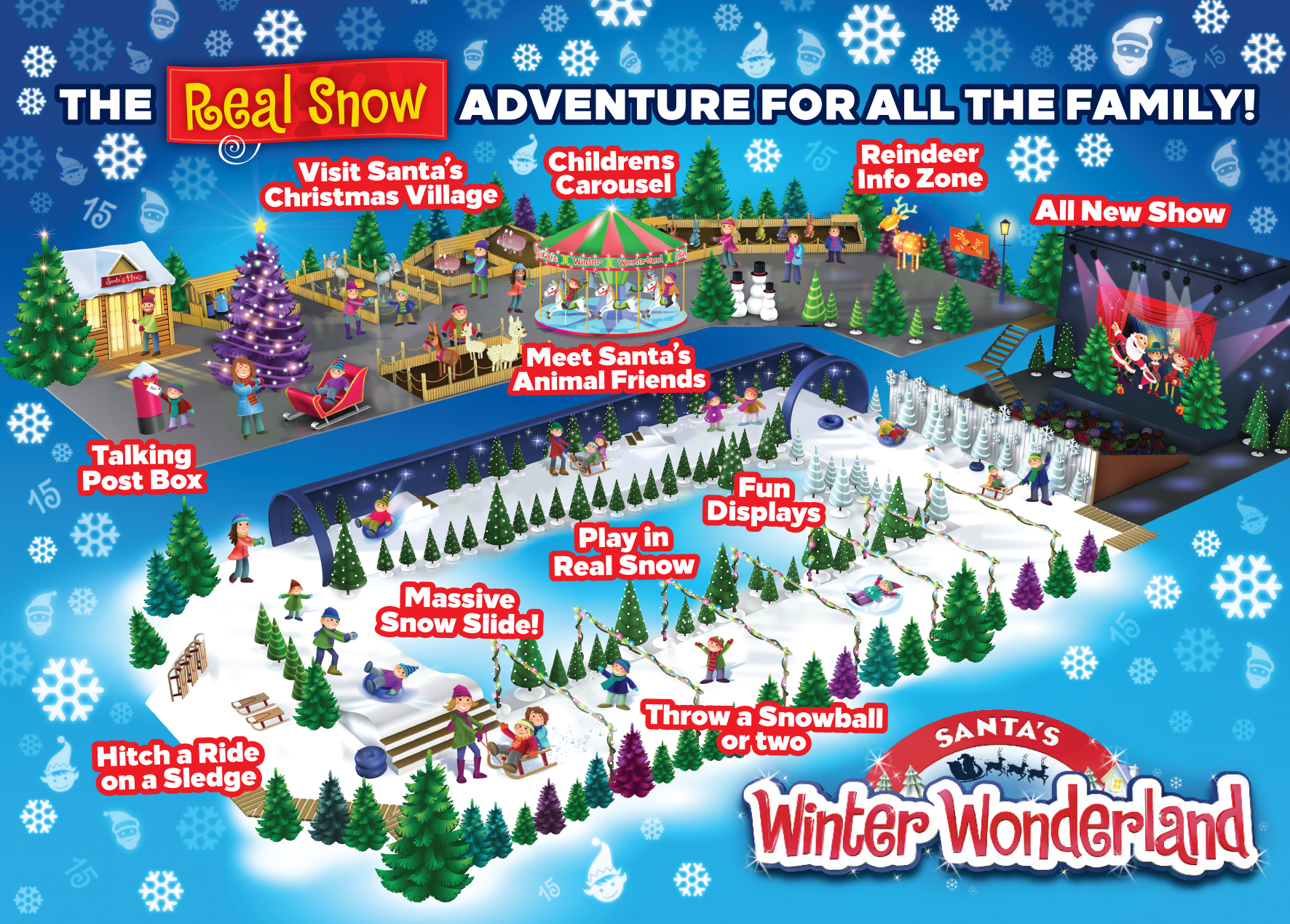 The Winter Wonderland Map - Santa's Winter Wonderland - SnowDome