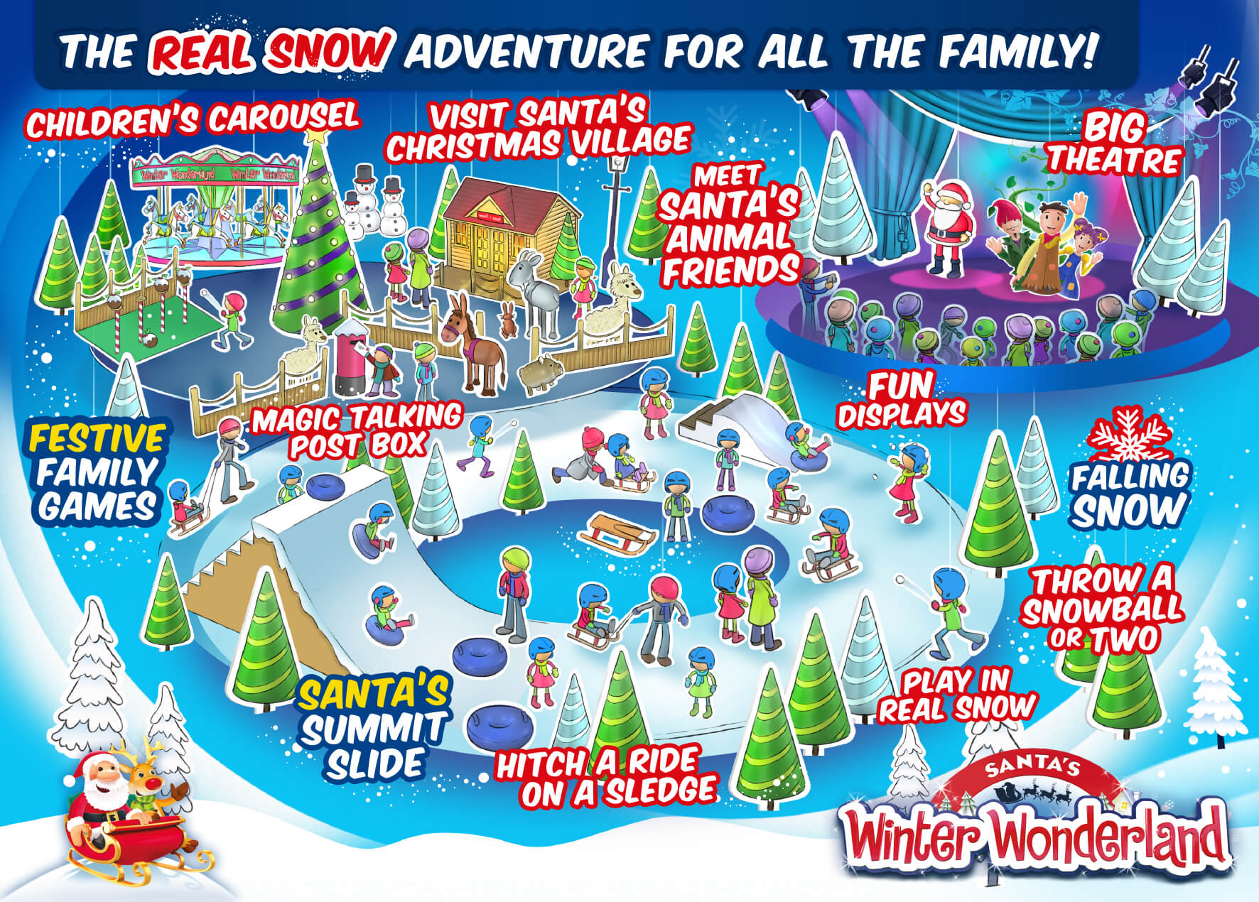 Santa's Winter Wonderland SnowDome